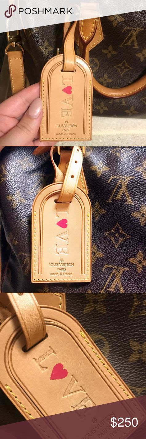 louis vuitton tag inside|authentic Louis Vuitton luggage tag.